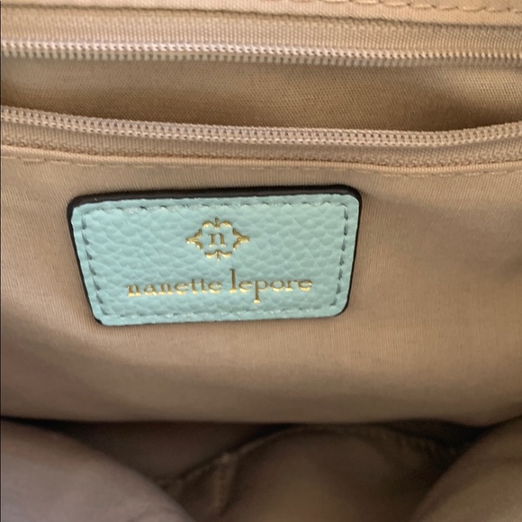 Nanette Lepore Blue Crossbody Bag with Adjustable Strap. Vegan. - Picture 3 of 4